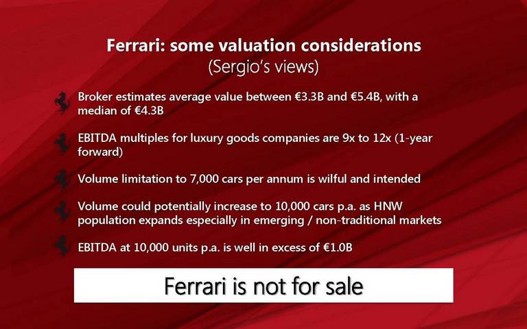 Ferrari is Billion
